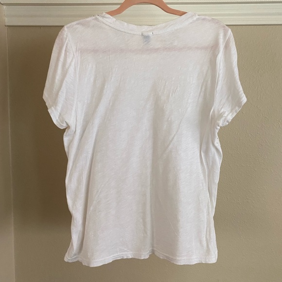 Women’s J. Crew Lace Front Tee - Picture 7 of 7